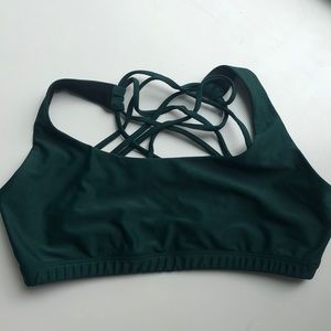 Onzie M/L yoga bra top green
